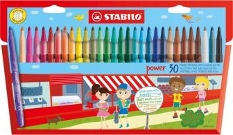 STABILO Power - Viltstift - Tot 8 Weken Zonder Dop - Etui...